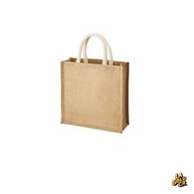Bolso de lino pequeño, color arena