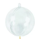 Bolita plastica rellenable 9 cm