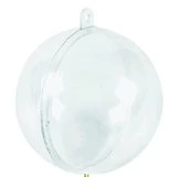 Bolita plastica rellenable 12 cm