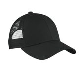 Gorra premium de malla y algodón negra