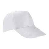 Gorra de algodón para adulto blanca