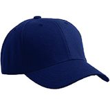 Gorra de algodón para adulto azul marino