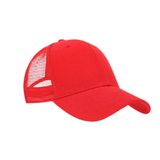 Gorra premium de malla y algodón roja