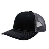 Gorra premium combinada negro con gris