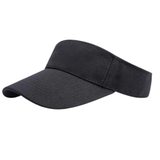 Visera negra premium de algodón