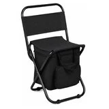 Silla de playa con hielera negra