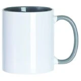 Taza asa interior gris 11 oz