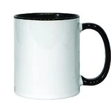 Taza asa interior negra 11 oz