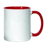 Taza asa interior roja 11 oz