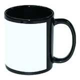 Taza negra con ventana