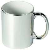 Taza espejo plateado