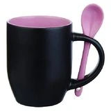 Taza de cuchara magica rosada