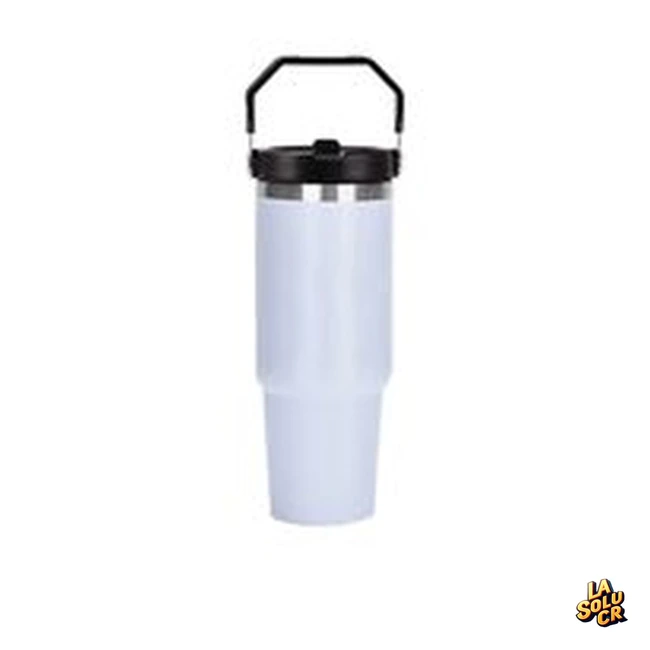 Tumbler sublimable con tapa y agarradera 30 oz