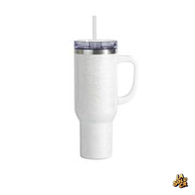 Tumbler de acero blanco degradado sublimable 40 oz
