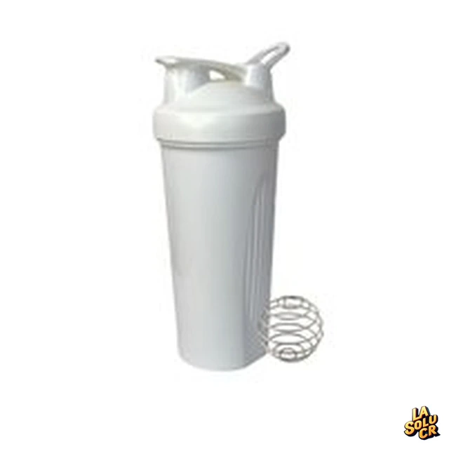 Vaso plástico shaker 600 ml blanco