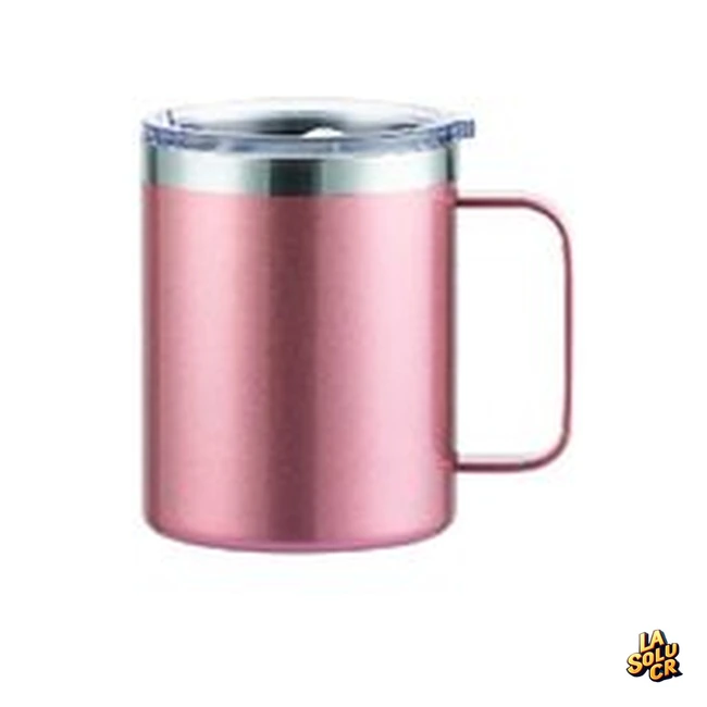 Vaso oro rosa térmico acero 12 oz