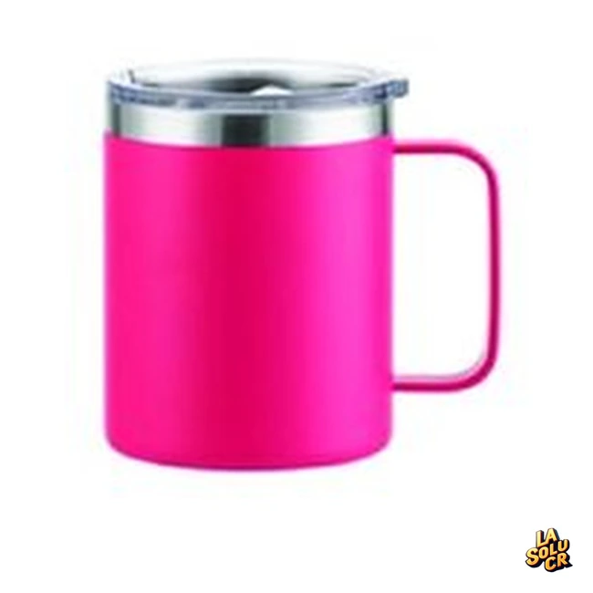Vaso fucsia térmico acero 12 oz