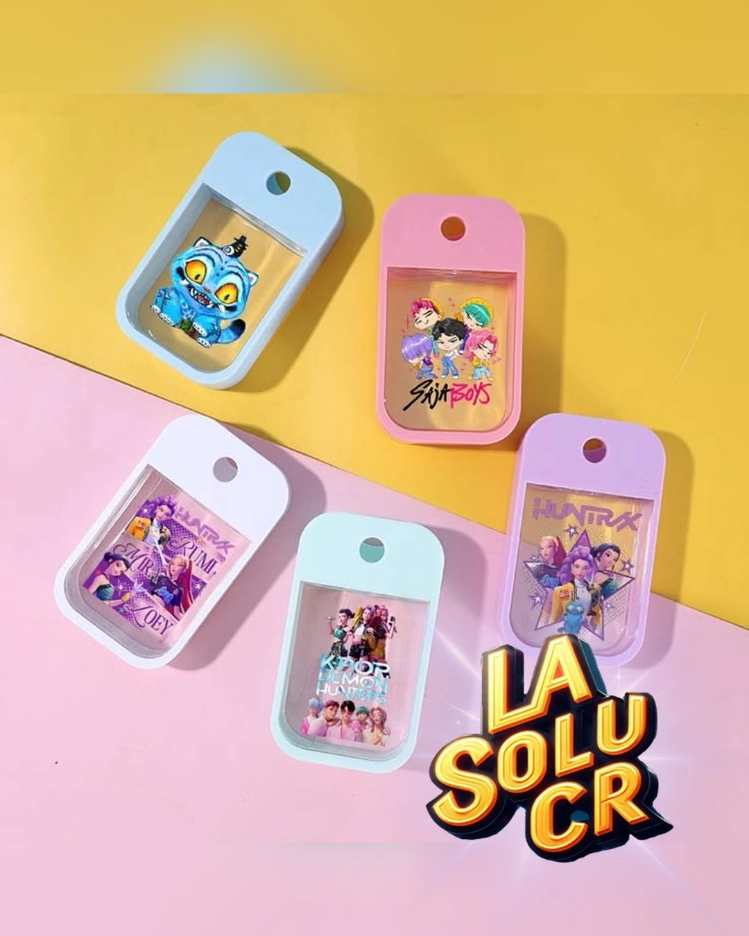Dispensadores personalizados con distintas ilustraciones